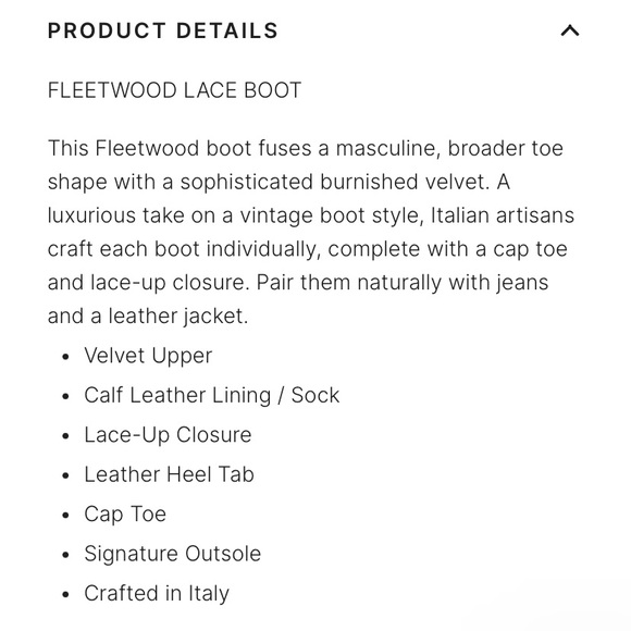 JOHN VARVATOS FLEETWOOD LACE BOOT - Picture 2 of 5